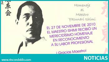 Homenaje al maestro Yasunari Ishimi