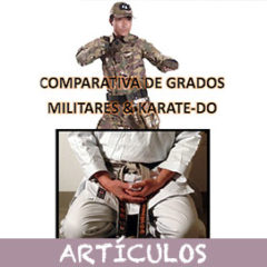 Comparativa de grados militares & Karate-Do