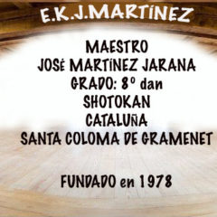 ESCUELA DE KARATE J. MARTÍNEZ